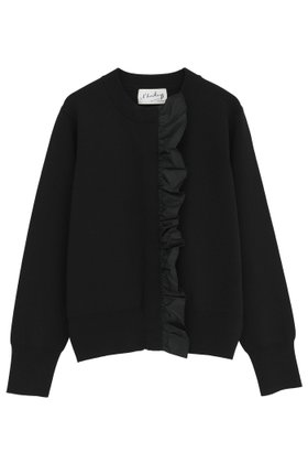 【マルティニーク/martinique】 【l heritage martinique】タフタフリルカーディガン人気、トレンドファッション・服の通販 founy(ファニー) ファッション Fashion レディースファッション Fashion for Women トップス・カットソー Cut & Sew Tops ニット Knit Tops & Sweaters カーディガン・羽織り Layered Style Cardigans 2025年 2025 2025-2026秋冬・A/W Autumn/Winter 2025–26 AW25–26 おすすめ Recommended / Our Picks カーディガン Cardigan, Knitwear ジャカード／ジャガード Jacquard, Woven Pattern ストレッチ Stretch, Stretchy Fabric タフタ Taffeta, Structured Fabric フリル Frill, Ruffle フレア Flare, Flared ブルゾン Blouson, Bomber Jacket ベーシック Basic, Essential 人気 Popular, Best Seller 春 Spring 秋 Autumn A/W・秋冬 Autumn/Winter 羽織 Haori, Light Jacket |ID:prp329100004630083