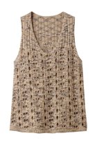 【マルティニーク/martinique】のシルクミックスメランジニット(フロンタブル) ベージュ|ID:prp329100004630084