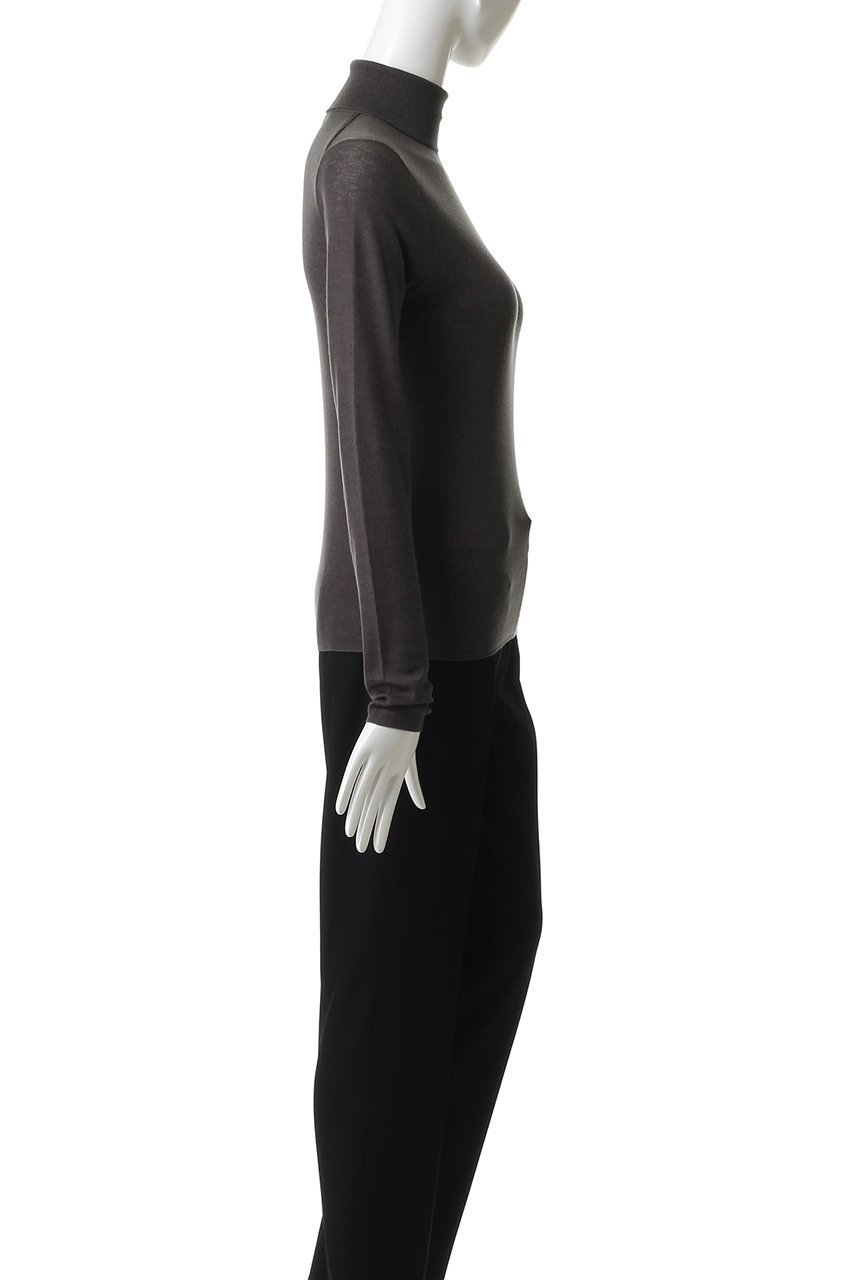 【エイトン/ATON】のTENCEL SILK サーキュラー リブ タートルネック セーター 人気、トレンドファッション・服の通販 founy(ファニー) 　ファッション　Fashion　レディースファッション　Fashion for Women　トップス・カットソー　Cut & Sew Tops　ニット　Knit Tops & Sweaters　カジュアルプルオーバー・ニットトップス　Pullovers & Knit Tops / Casual Pullovers　タートルネック・ハイネックトップス　Turtlenecks & High-Neck Tops　2025年　2025　2025-2026秋冬・A/W　Autumn/Winter 2025–26 AW25–26　インナー　Innerwear　シルク　Silk, 100% Silk　セーター　Sweater, Knitwear　タートルネック　Turtleneck, High Neck　ボトム　Bottoms, Lower Wear　A/W・秋冬　Autumn/Winter　other-3|ID: prp329100004630085 ipo3291000000033298979