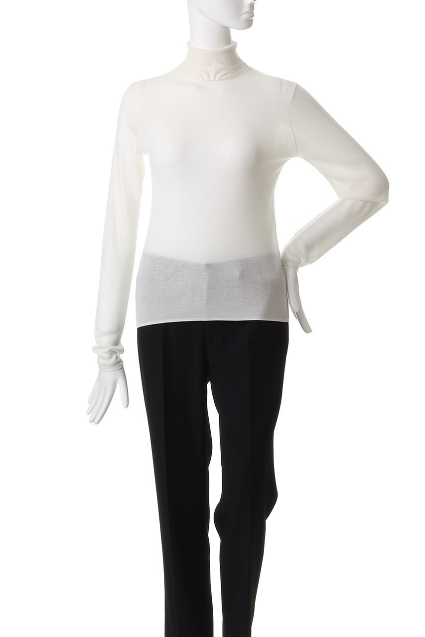 【エイトン/ATON】のTENCEL SILK サーキュラー リブ タートルネック セーター 人気、トレンドファッション・服の通販 founy(ファニー) 　ファッション　Fashion　レディースファッション　Fashion for Women　トップス・カットソー　Cut & Sew Tops　ニット　Knit Tops & Sweaters　カジュアルプルオーバー・ニットトップス　Pullovers & Knit Tops / Casual Pullovers　タートルネック・ハイネックトップス　Turtlenecks & High-Neck Tops　インナー　Innerwear　シルク　Silk, 100% Silk　セーター　Sweater, Knitwear　タートルネック　Turtleneck, High Neck　ボトム　Bottoms, Lower Wear　other-2|ID: prp329100004630085 ipo3291000000035543445