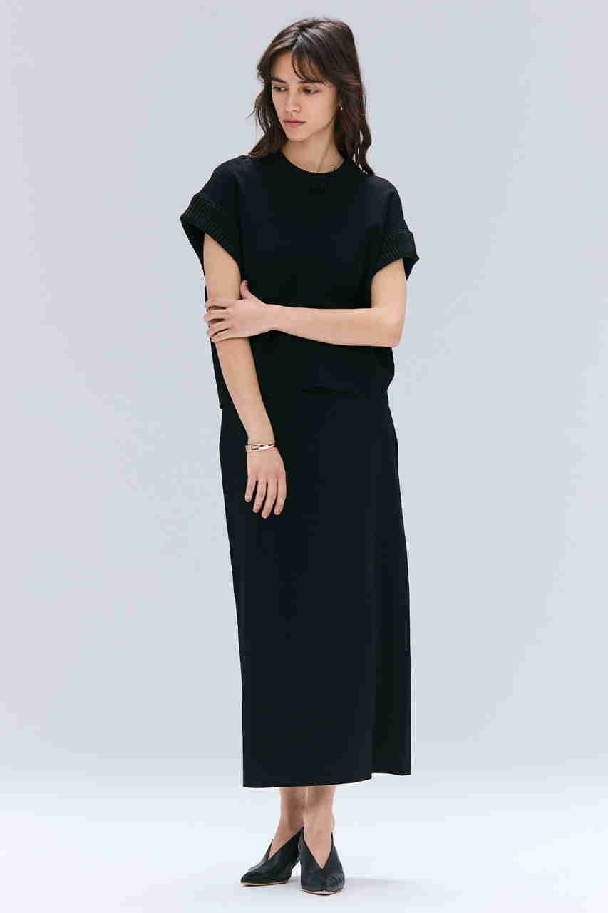 【ベイジ,/BEIGE,】のLAURA(ロラ)/ドライタッチ異素材リブニット 人気、トレンドファッション・服の通販 founy(ファニー) 　ファッション　Fashion　レディースファッション　Fashion for Women　トップス・カットソー　Cut & Sew Tops　ニット　Knit Tops & Sweaters　カジュアルプルオーバー・ニットトップス　Pullovers & Knit Tops / Casual Pullovers　おすすめ　Recommended / Our Picks　ストレッチ　Stretch, Stretchy Fabric　フレア　Flare, Flared　リブニット　Rib Knit, Ribbed Knit　ワイド　Wide, Wide Fit　エレガント 上品　Elegant　半袖　Short Sleeve, Half Sleeve　other-7|ID: prp329100004630086 ipo3291000000035827560