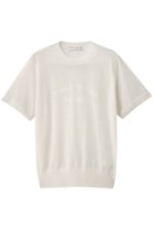【ベイジ,/BEIGE,】のCADDO(キャドー)/シアーウールメッセージロゴTニット Ecru|ID:prp329100004630087