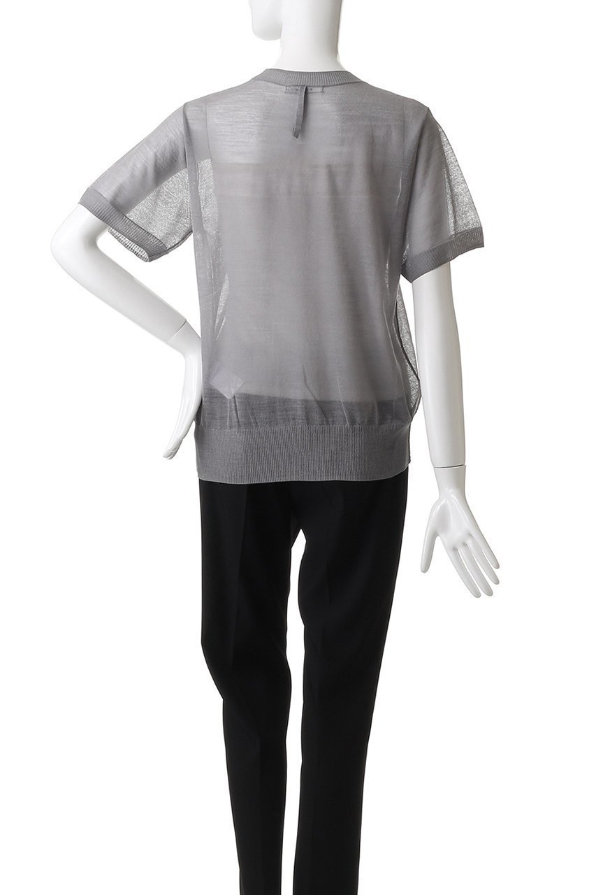 【ベイジ,/BEIGE,】のCADDO(キャドー)/シアーウールメッセージロゴTニット 人気、トレンドファッション・服の通販 founy(ファニー) 　ファッション　Fashion　レディースファッション　Fashion for Women　トップス・カットソー　Cut & Sew Tops　ニット　Knit Tops & Sweaters　カジュアルプルオーバー・ニットトップス　Pullovers & Knit Tops / Casual Pullovers　2025年　2025　2025-2026秋冬・A/W　Autumn/Winter 2025–26 AW25–26　シアー　Sheer, See-Through　フロント　Front, Front Design　A/W・秋冬　Autumn/Winter　other-4|ID: prp329100004630087 ipo3291000000033298995