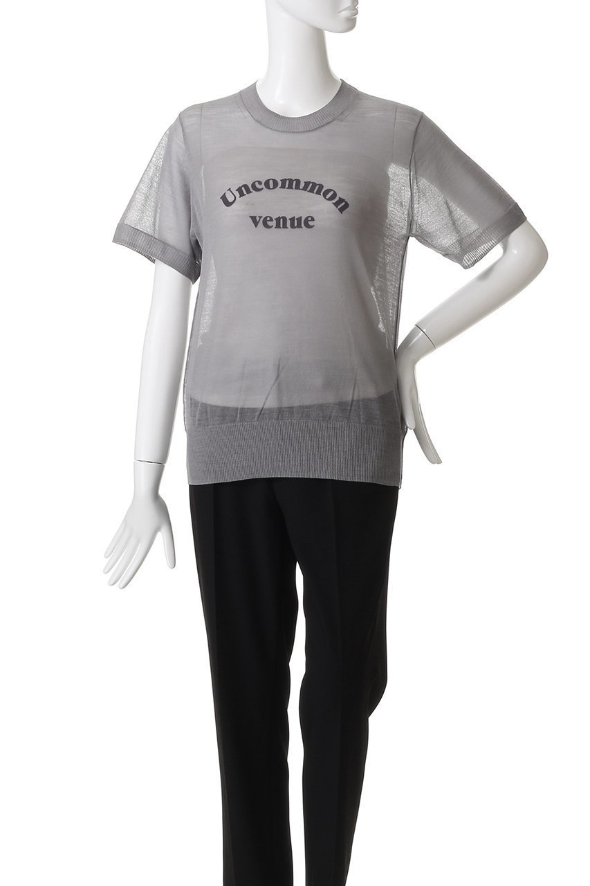 【ベイジ,/BEIGE,】のCADDO(キャドー)/シアーウールメッセージロゴTニット 人気、トレンドファッション・服の通販 founy(ファニー) 　ファッション　Fashion　レディースファッション　Fashion for Women　トップス・カットソー　Cut & Sew Tops　ニット　Knit Tops & Sweaters　カジュアルプルオーバー・ニットトップス　Pullovers & Knit Tops / Casual Pullovers　シアー　Sheer, See-Through　フロント　Front, Front Design　other-2|ID: prp329100004630087 ipo3291000000035688019