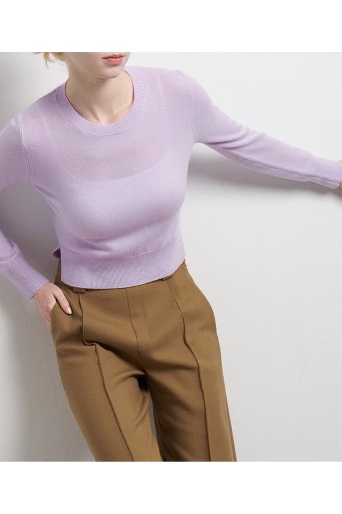 【ランバン オン ブルー/LANVIN en Bleu】のピュアカシミヤニット インテリア・キッズ・メンズ・レディースファッション・服の通販 founy(ファニー) https://founy.com/ ファッション Fashion レディースファッション Fashion for Women トップス・カットソー Cut & Sew Tops ニット Knit Tops & Sweaters カジュアルプルオーバー・ニットトップス Pullovers & Knit Tops / Casual Pullovers グログラン Grosgrain, Grosgrain Ribbon コンパクト Compact, Small Size バランス Balance, Style Balance ファブリック Fabric, Textile モダン Modern, Contemporary エレガント 上品 Elegant |ID: prp329100004630088 ipo3291000000033299000