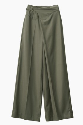 【ミューラル/MURRAL】のGurkha アシンメトリー スラックス 人気、トレンドファッション・服の通販 founy(ファニー) ファッション Fashion レディースファッション Fashion for Women パンツ Pants & Trousers 2026年 2026 アシンメトリー Asymmetrical Style スラックス Slacks, Dress Pants ドレープ Drape, Draping Fabric ネップ Nepp, Slub Yarn エレガント 上品 Elegant 切替 Switching, Contrast Panel 夏 Summer 春 Spring S/S・春夏 SS, Spring/Summer, Warm Season |ID:prp329100004630094