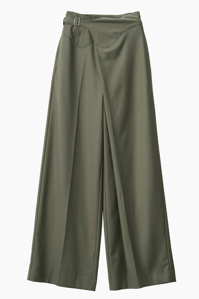 【ミューラル/MURRAL】のGurkha アシンメトリー スラックス インテリア・キッズ・メンズ・レディースファッション・服の通販 founy(ファニー) https://founy.com/ ファッション Fashion レディースファッション Fashion for Women パンツ Pants & Trousers アシンメトリー Asymmetrical Style スラックス Slacks, Dress Pants ドレープ Drape, Draping Fabric ネップ Nepp, Slub Yarn エレガント 上品 Elegant 切替 Switching, Contrast Panel |ID: prp329100004630094 ipo3291000000036598185