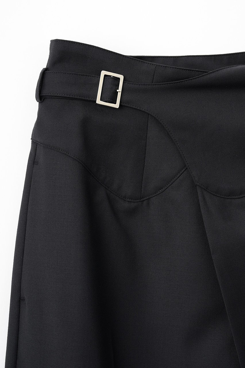 【ミューラル/MURRAL】のGurkha アシンメトリー スラックス 大人の最旬トレンドファッション＆コーディネート founy(ファウニー) 　ファッション　Fashion　レディースファッション　Fashion for Women　パンツ　Pants & Trousers　アシンメトリー　Asymmetrical Style　スラックス　Slacks, Dress Pants　ドレープ　Drape, Draping Fabric　ネップ　Nepp, Slub Yarn　エレガント 上品　Elegant　再入荷　Restock / Back in Stock　切替　Switching, Contrast Panel　other-3|ID: prp329100004630094 ipo3291000000036729373