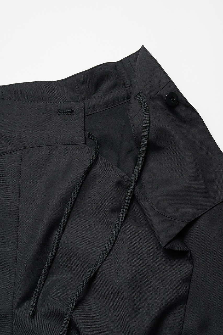【ミューラル/MURRAL】のGurkha アシンメトリー スラックス 大人の最旬トレンドファッション＆コーディネート founy(ファウニー) 　ファッション　Fashion　レディースファッション　Fashion for Women　パンツ　Pants & Trousers　アシンメトリー　Asymmetrical Style　スラックス　Slacks, Dress Pants　ドレープ　Drape, Draping Fabric　ネップ　Nepp, Slub Yarn　エレガント 上品　Elegant　再入荷　Restock / Back in Stock　切替　Switching, Contrast Panel　other-6|ID: prp329100004630094 ipo3291000000036729376