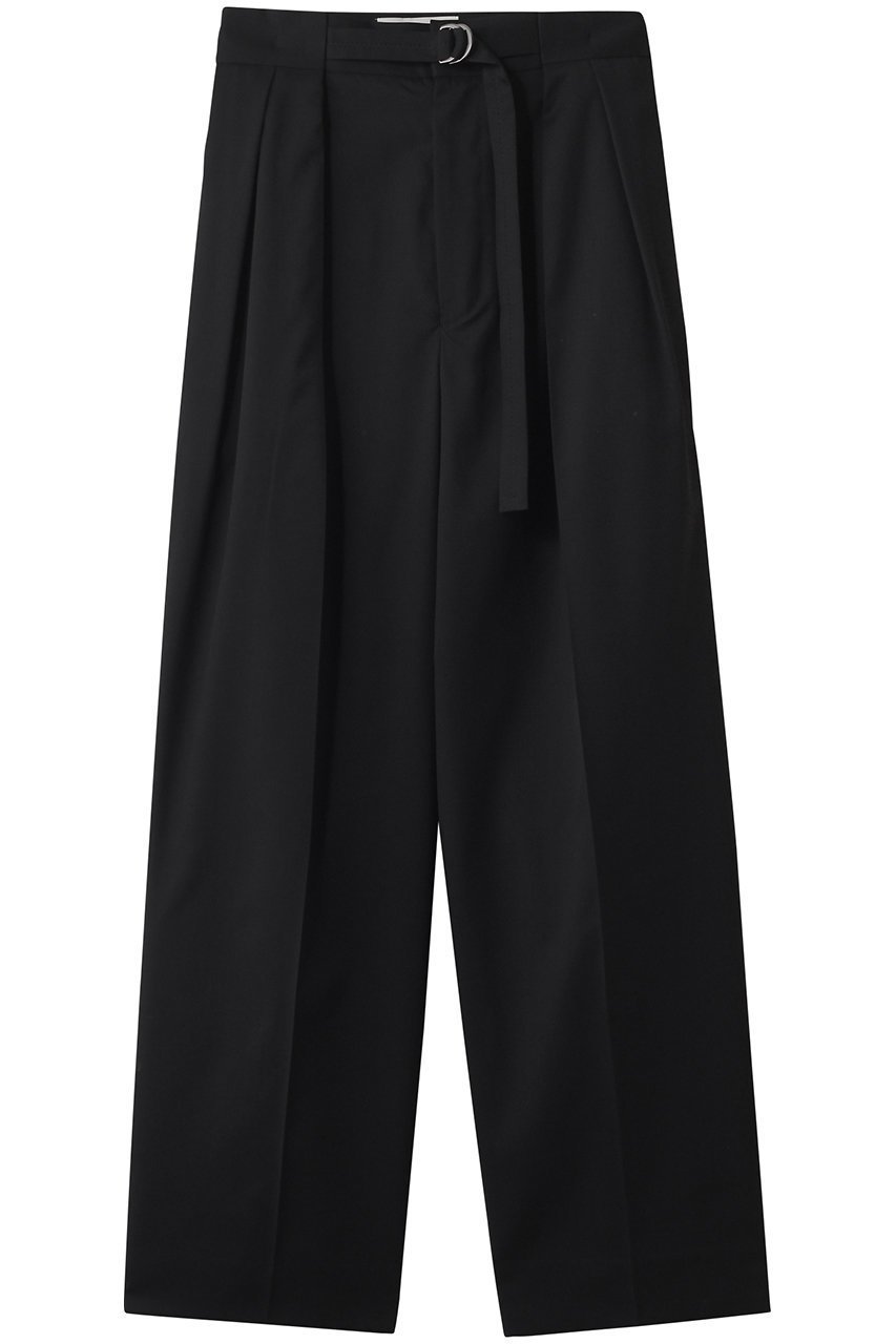 【デパリエ/DEPAREILLE】のウールギャバジンパンツ インテリア・キッズ・メンズ・レディースファッション・服の通販 founy(ファニー) 　ファッション　Fashion　レディースファッション　Fashion for Women　パンツ　Pants & Trousers　2025年　2025　2025-2026秋冬・A/W　Autumn/Winter 2025–26 AW25–26　スタイリッシュ　Stylish, Fashionable　センター　Center, Center Line　バランス　Balance, Style Balance　A/W・秋冬　Autumn/Winter　ブラック|ID: prp329100004630095 ipo3291000000033299065