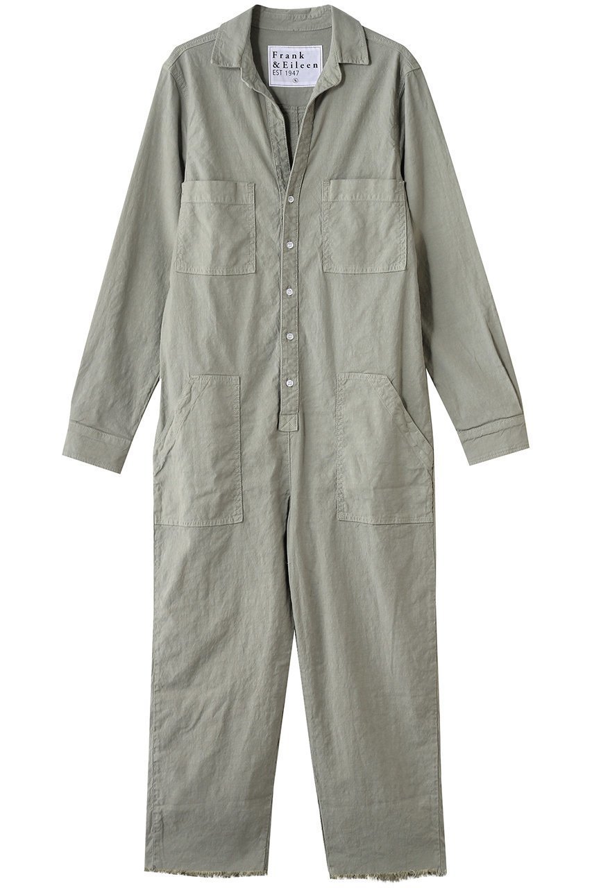 【フランク&アイリーン/Frank&Eileen】のNORTHERN IRELAND イタリアンパフォーマンスリネン ジャンプスーツ インテリア・キッズ・メンズ・レディースファッション・服の通販 founy(ファニー) 　ファッション　Fashion　レディースファッション　Fashion for Women　パンツ　Pants & Trousers　サンダル　Sandals, Summer Shoes　スニーカー　Sneakers, Trainers　スーツ　Suit, Formalwear　リネン　Linen, Linen Fabric　定番　Standard, Basic Item　グリーン|ID: prp329100004630098 ipo3291000000035827607