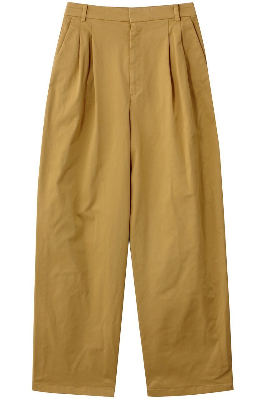 【ベイジ,/BEIGE,】のHAMLIN / コットンストレッチ2タックワイドパンツ インテリア・キッズ・メンズ・レディースファッション・服の通販 founy(ファニー) 　ファッション　Fashion　レディースファッション　Fashion for Women　パンツ　Pants & Trousers　おすすめ　Recommended / Our Picks　ストレッチ　Stretch, Stretchy Fabric　リラックス　Relax, Relaxed Fit　Mustard|ID: prp329100004630100 ipo3291000000035723369