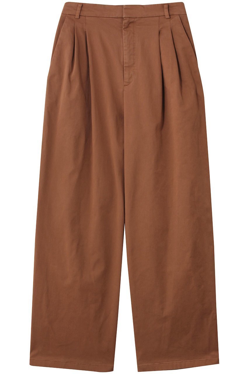 【ベイジ,/BEIGE,】のHAMLIN / コットンストレッチ2タックワイドパンツ インテリア・キッズ・メンズ・レディースファッション・服の通販 founy(ファニー) 　ファッション　Fashion　レディースファッション　Fashion for Women　パンツ　Pants & Trousers　おすすめ　Recommended / Our Picks　ストレッチ　Stretch, Stretchy Fabric　リラックス　Relax, Relaxed Fit　Brown|ID: prp329100004630100 ipo3291000000035723371