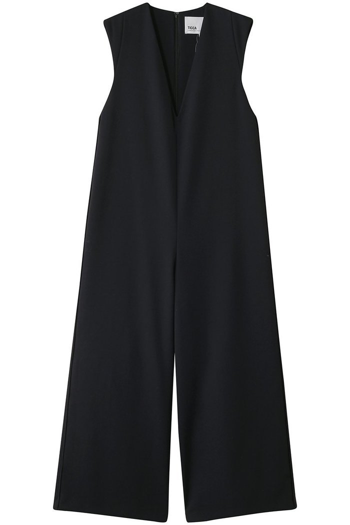 【ティッカ/TICCA】のウールサージコンビネゾン インテリア・キッズ・メンズ・レディースファッション・服の通販 founy(ファニー) https://founy.com/ ファッション Fashion レディースファッション Fashion for Women パンツ Pants & Trousers クール Cool, Chic コンビネゾン Jumpsuit, All-in-One タートルネック Turtleneck, High Neck ベロア Velour, Soft Velvet マニッシュ Mannish, Boyish ワイド Wide, Wide Fit エレガント 上品 Elegant |ID: prp329100004630103 ipo3291000000036226087