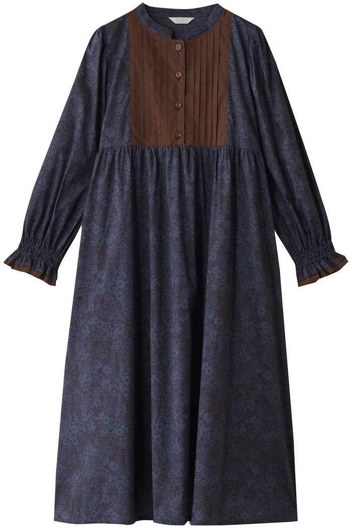 【キッドブルー/KID BLUE】の25AW LIBERTYプリントワンピース インテリア・キッズ・メンズ・レディースファッション・服の通販 founy(ファニー) https://founy.com/ ファッション Fashion レディースファッション Fashion for Women ワンピース Dresses 2025年 2025 2025-2026秋冬・A/W Autumn/Winter 2025–26 AW25–26 ギャザー Gathered, Ruffled パジャマ Pajamas, Sleepwear フロント Front, Front Design プリント Print, Printed Pattern リラックス Relax, Relaxed Fit エレガント 上品 Elegant 新作・新入荷 New Arrivals / New In 無地 Plain, Solid Color |ID: prp329100004630104 ipo3291000000033299130