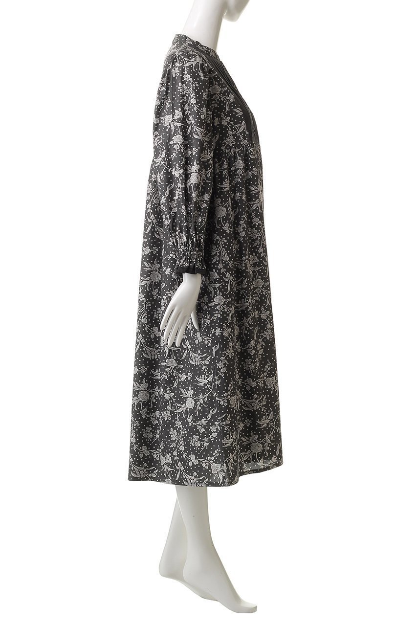 【キッドブルー/KID BLUE】の25AW LIBERTYプリントワンピース 人気、トレンドファッション・服の通販 founy(ファニー) 　ファッション　Fashion　レディースファッション　Fashion for Women　ワンピース　Dresses　2025年　2025　2025-2026秋冬・A/W　Autumn/Winter 2025–26 AW25–26　ギャザー　Gathered, Ruffled　パジャマ　Pajamas, Sleepwear　フロント　Front, Front Design　プリント　Print, Printed Pattern　リラックス　Relax, Relaxed Fit　エレガント 上品　Elegant　新作・新入荷　New Arrivals / New In　無地　Plain, Solid Color　other-3|ID: prp329100004630104 ipo3291000000033299133