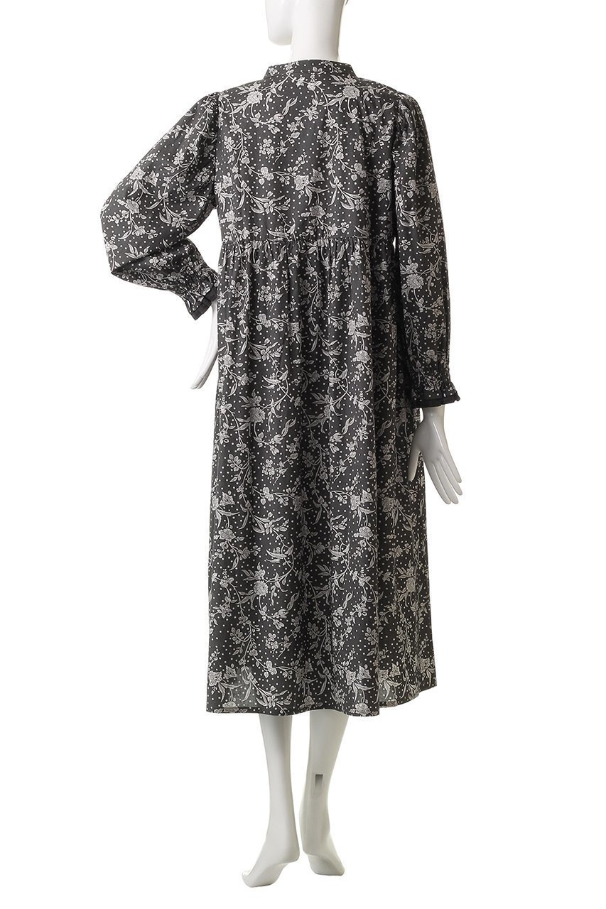 【キッドブルー/KID BLUE】の25AW LIBERTYプリントワンピース 人気、トレンドファッション・服の通販 founy(ファニー) 　ファッション　Fashion　レディースファッション　Fashion for Women　ワンピース　Dresses　2025年　2025　2025-2026秋冬・A/W　Autumn/Winter 2025–26 AW25–26　ギャザー　Gathered, Ruffled　パジャマ　Pajamas, Sleepwear　フロント　Front, Front Design　プリント　Print, Printed Pattern　リラックス　Relax, Relaxed Fit　エレガント 上品　Elegant　新作・新入荷　New Arrivals / New In　無地　Plain, Solid Color　other-4|ID: prp329100004630104 ipo3291000000033299134
