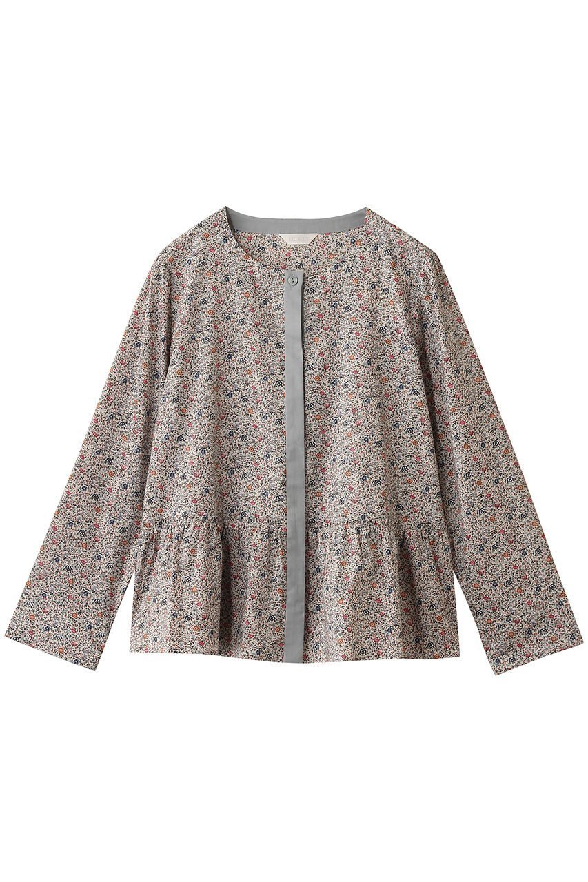 【キッドブルー/KID BLUE】の25AW LIBERTYプリントトップス インテリア・キッズ・メンズ・レディースファッション・服の通販 founy(ファニー) 　ファッション　Fashion　レディースファッション　Fashion for Women　トップス・カットソー　Cut & Sew Tops　2025年　2025　2025-2026秋冬・A/W　Autumn/Winter 2025–26 AW25–26　セットアップ　Set-Up, Coordinated Outfit　パジャマ　Pajamas, Sleepwear　フェミニン　Feminine, Girly　フレア　Flare, Flared　フロント　Front, Front Design　新作・新入荷　New Arrivals / New In　ベージュ|ID: prp329100004630106 ipo3291000000033299145