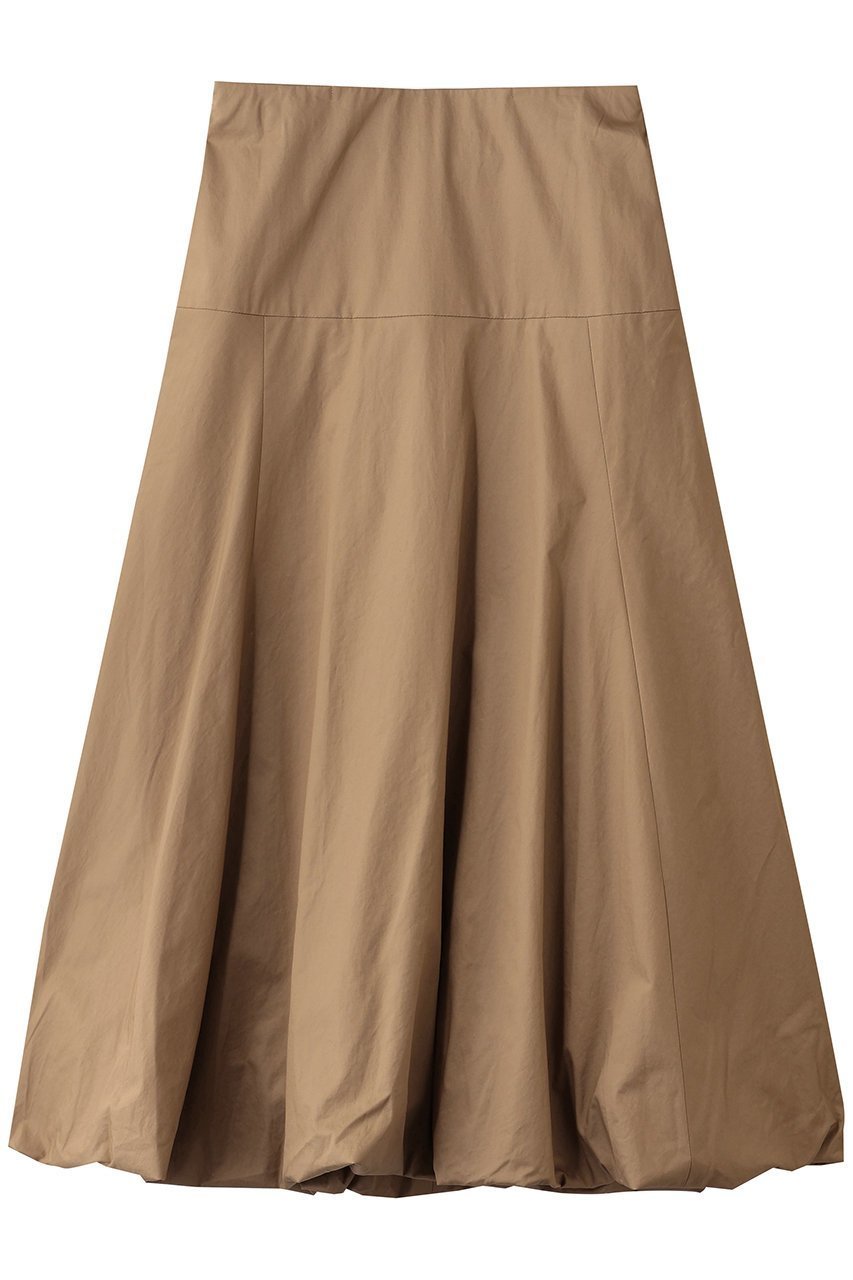 【ミズイロ インド/mizuiro ind】のロングフレアバルーンスカート インテリア・キッズ・メンズ・レディースファッション・服の通販 founy(ファニー) 　ファッション　Fashion　レディースファッション　Fashion for Women　スカート　Skirts　ロングスカート　Long Skirts / Maxi & Midi Skirts　シンプル　Simple, Minimal　バルーン　Balloon, Balloon Silhouette　ロング　Long, Long-Length　beige|ID: prp329100004630107 ipo3291000000033510899