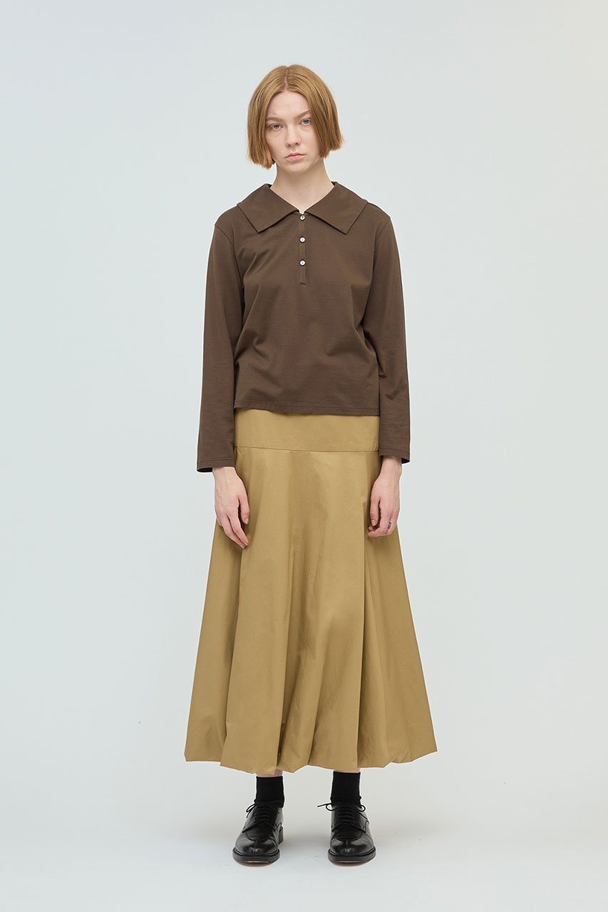 【ミズイロ インド/mizuiro ind】のロングフレアバルーンスカート 人気、トレンドファッション・服の通販 founy(ファニー) 　ファッション　Fashion　レディースファッション　Fashion for Women　スカート　Skirts　ロングスカート　Long Skirts / Maxi & Midi Skirts　シンプル　Simple, Minimal　バルーン　Balloon, Balloon Silhouette　ロング　Long, Long-Length　other-7|ID: prp329100004630107 ipo3291000000035362543