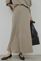 【ガリャルダガランテ/GALLARDAGALANTE】の【セットアップ対応】キュプラジャージースカート モカ|ID: prp329100004630108 ipo3291000000036063758