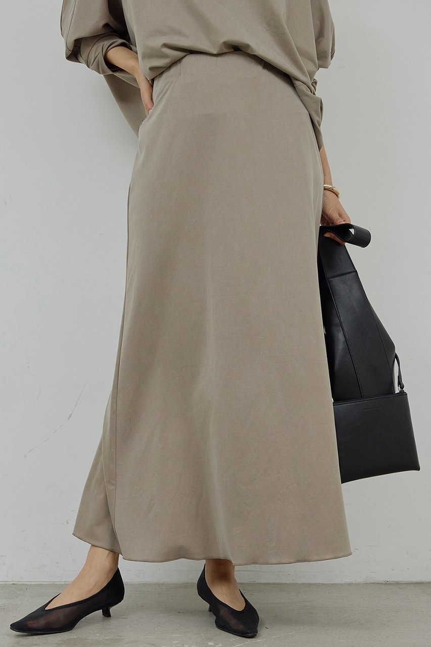 【ガリャルダガランテ/GALLARDAGALANTE】の【セットアップ対応】キュプラジャージースカート インテリア・キッズ・メンズ・レディースファッション・服の通販 founy(ファニー) 　ファッション　Fashion　レディースファッション　Fashion for Women　セットアップ　Matching Sets　スカート・ミニ/ミディ/マキシ　Skirts / Mini, Midi & Maxi Skirts　スカート　Skirts　ロングスカート　Long Skirts / Maxi & Midi Skirts　なめらか　Smooth, Silky Texture　ジャケット　Jacket, Outerwear　セットアップ　Set-Up, Coordinated Outfit　ドレープ　Drape, Draping Fabric　ロング　Long, Long-Length　エレガント 上品　Elegant　モカ|ID: prp329100004630108 ipo3291000000036063758