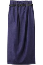 【マルティニーク/martinique】の【CURRENTAGE】ベルテッドロングスカート ブルー|ID: prp329100004630109 ipo3291000000035827666