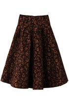 【ランバン オン ブルー/LANVIN en Bleu】のジャガードスカート ブラウン|ID: prp329100004630110 ipo3291000000035827679