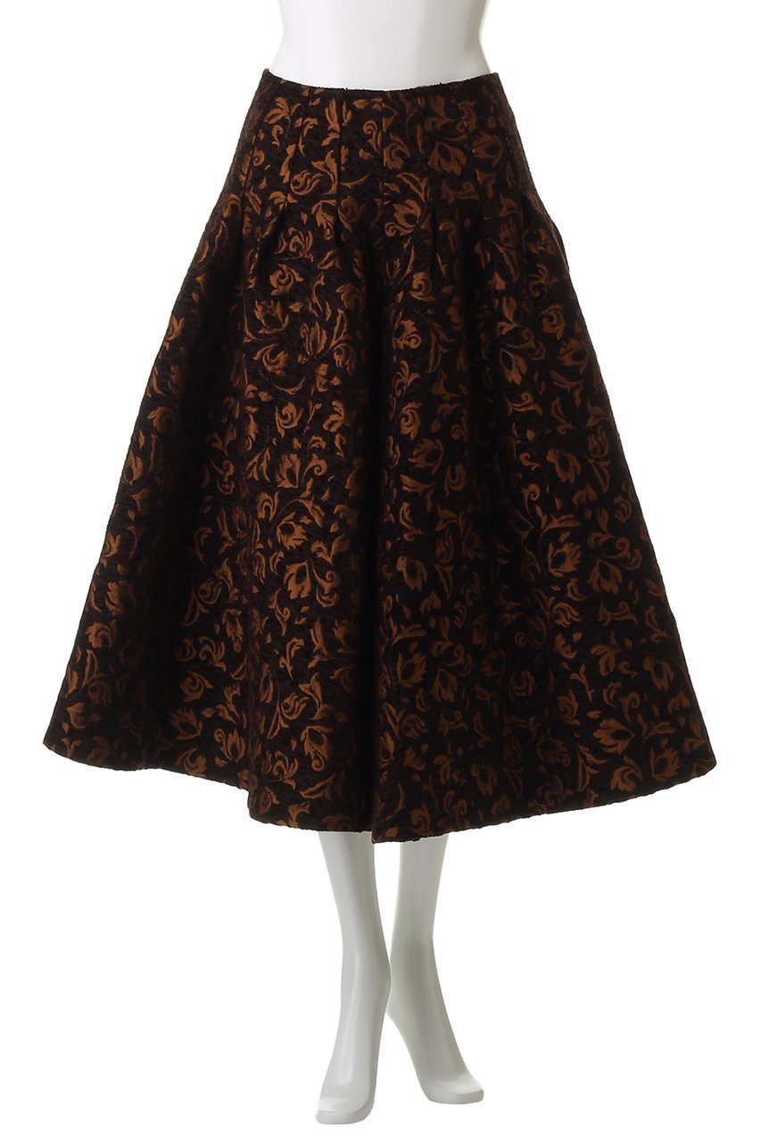 【ランバン オン ブルー/LANVIN en Bleu】のジャガードスカート 人気、トレンドファッション・服の通販 founy(ファニー) 　ファッション　Fashion　レディースファッション　Fashion for Women　スカート　Skirts　ロングスカート　Long Skirts / Maxi & Midi Skirts　ジャカード／ジャガード　Jacquard, Woven Pattern　ファブリック　Fabric, Textile　フレア　Flare, Flared　ペイズリー　Paisley, Ethnic Pattern　ポケット　Pocket, Pocket Detail　リュクス　Luxury, Elegant, High-End, Chic　ロング　Long, Long-Length　エレガント 上品　Elegant　other-2|ID: prp329100004630110 ipo3291000000035827681