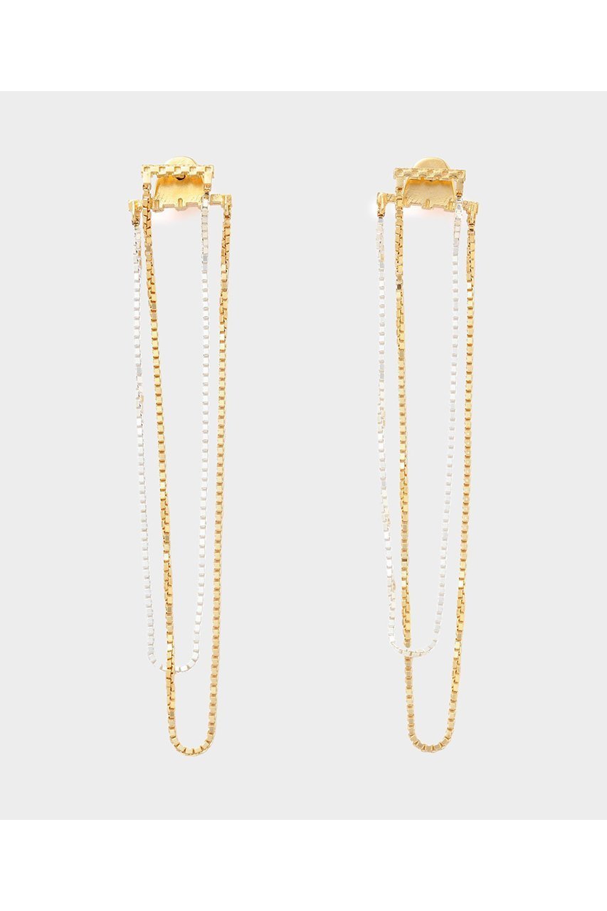 【ル フィル/LE PHIL】のCURRENTS CROSS EARRINGS 人気、トレンドファッション・服の通販 founy(ファニー) 　ファッション　Fashion　レディースファッション　Fashion for Women　ジュエリー　Jewelry　ファッションリング　Fashion Rings　イヤリング・フープ・ドロップタイプ　Hoop, Drop & Clip Earrings　イヤリング　Earrings　シルバー　Silver, Metallic Silver　シンプル　Simple, Minimal　ジュエリー　Jewelry, Accessories　チェーン　Chain, Chain Strap　ネックレス　Necklace, Pendant Necklace　フェミニン　Feminine, Girly　ボヘミアン　Bohemian, Ethnic Style　 other-1|ID: prp329100004630112 ipo3291000000033299298