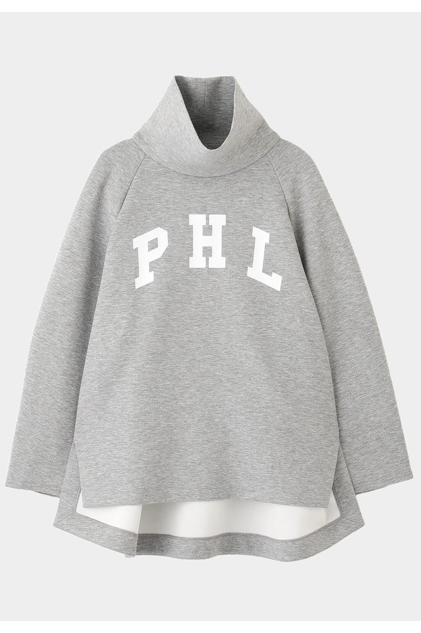【ル フィル/LE PHIL】の《LE PHIL SPORTS》ライトダンボールレタードプルオーバー インテリア・キッズ・メンズ・レディースファッション・服の通販 founy(ファニー) 　ファッション　Fashion　レディースファッション　Fashion for Women　トップス・カットソー　Cut & Sew Tops　シャツ・ブラウス・オフィスカジュアル　Elegant Blouses & Button-Ups　ロングTシャツ・Tシャツ　Longline T-Shirts & Tees　カジュアルプルオーバー・ニットトップス　Pullovers & Knit Tops / Casual Pullovers　カットソー・ベーシックTシャツ　Cut-and-Sewn Tops / Stretch Tees & Basics　スポーツ　Sports, Activewear　スポーティ　Sporty, Casual Athletic　スリット　Slit, Slit Detail　スリーブ　Sleeve, Long Sleeve / Short Sleeve　フィット　Fit, Slim Fit　ロング　Long, Long-Length　再入荷　Restock / Back in Stock　グレー|ID: prp329100004630121 ipo3291000000033299359