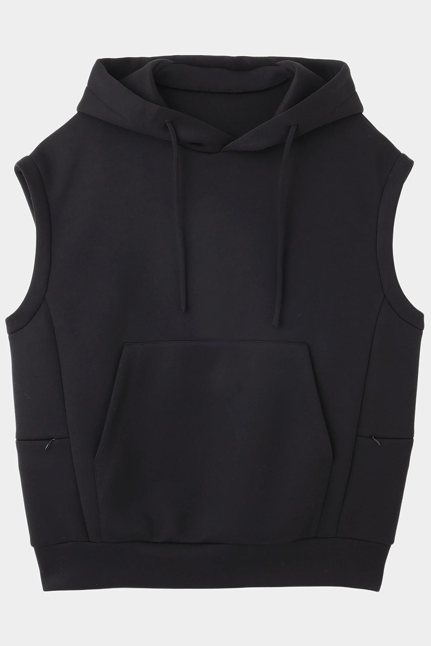 【ル フィル/LE PHIL】の《LE PHIL SPORTS》テックダンボールノースリフーディ 人気、トレンドファッション・服の通販 founy(ファニー) 　ファッション　Fashion　レディースファッション　Fashion for Women　トップス・カットソー　Cut & Sew Tops　シャツ・ブラウス・オフィスカジュアル　Elegant Blouses & Button-Ups　レディースパーカー・カジュアルフーディー　Casual Hoodies & Sweatshirts　ロングTシャツ・Tシャツ　Longline T-Shirts & Tees　スウェット・クルーネックトップス　Sweatshirts & Crewnecks / Relaxed Fit Sweat Tops　カットソー・ベーシックTシャツ　Cut-and-Sewn Tops / Stretch Tees & Basics　スタンダード　Standard, Basic　スポーティ　Sporty, Casual Athletic　スリット　Slit, Slit Detail　フォルム　Silhouette, Form　レイン　Rain, Rainproof　 other-1|ID: prp329100004630122 ipo3291000000035753104