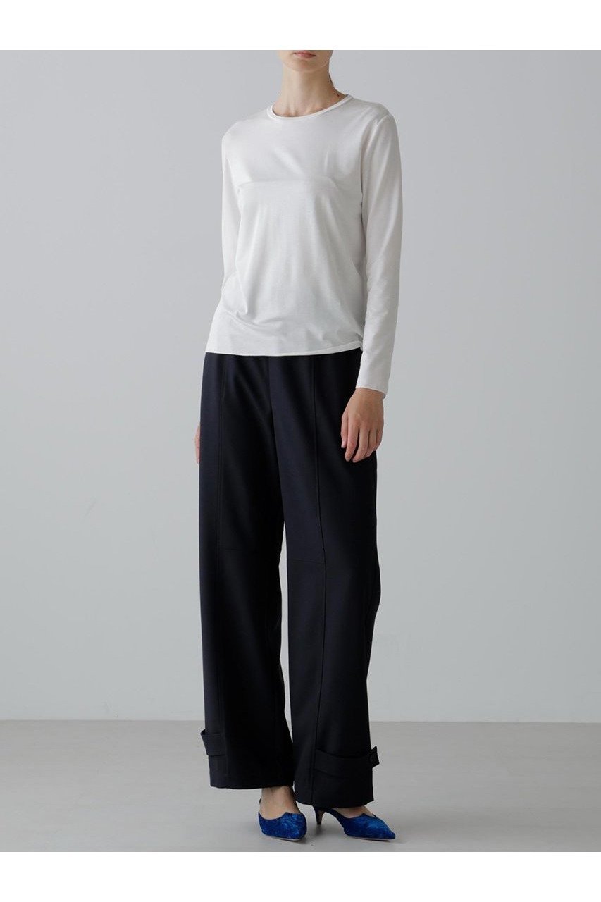 【アドーア/ADORE】のモイストジャージーカットソー 人気、トレンドファッション・服の通販 founy(ファニー) 　ファッション　Fashion　レディースファッション　Fashion for Women　トップス・カットソー　Cut & Sew Tops　シャツ・ブラウス・オフィスカジュアル　Elegant Blouses & Button-Ups　ロングTシャツ・Tシャツ　Longline T-Shirts & Tees　カットソー・ベーシックTシャツ　Cut-and-Sewn Tops / Stretch Tees & Basics　なめらか　Smooth, Silky Texture　スリーブ　Sleeve, Long Sleeve / Short Sleeve　ロング　Long, Long-Length　other-3|ID: prp329100004630125 ipo3291000000033299388