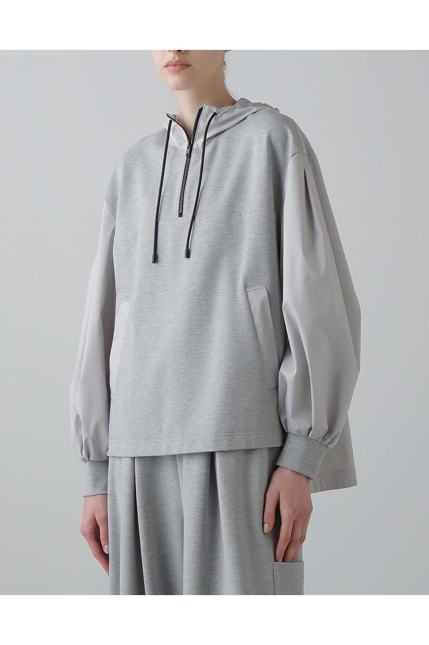 【アドーア/ADORE】のコンパクトポンチカットソー 人気、トレンドファッション・服の通販 founy(ファニー) 　ファッション　Fashion　レディースファッション　Fashion for Women　トップス・カットソー　Cut & Sew Tops　シャツ・ブラウス・オフィスカジュアル　Elegant Blouses & Button-Ups　レディースパーカー・カジュアルフーディー　Casual Hoodies & Sweatshirts　ロングTシャツ・Tシャツ　Longline T-Shirts & Tees　スウェット・クルーネックトップス　Sweatshirts & Crewnecks / Relaxed Fit Sweat Tops　カットソー・ベーシックTシャツ　Cut-and-Sewn Tops / Stretch Tees & Basics　おすすめ　Recommended / Our Picks　カットソー　Cut and Sewn Top　セットアップ　Set-Up, Coordinated Outfit　タフタ　Taffeta, Structured Fabric　ドッキング　Docking, Mixed Material　リラックス　Relax, Relaxed Fit　other-2|ID: prp329100004630126 ipo3291000000033299392