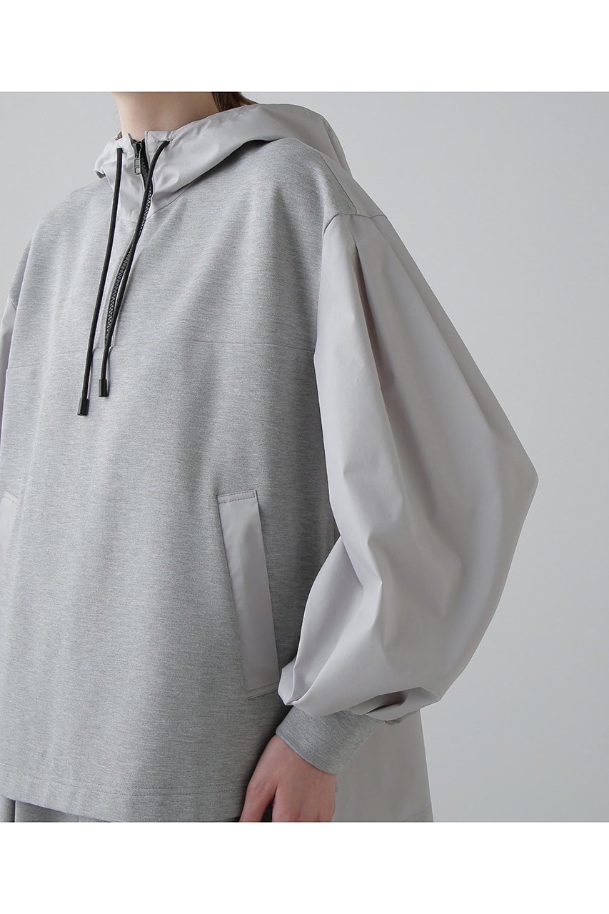 【アドーア/ADORE】のコンパクトポンチカットソー 人気、トレンドファッション・服の通販 founy(ファニー) 　ファッション　Fashion　レディースファッション　Fashion for Women　トップス・カットソー　Cut & Sew Tops　シャツ・ブラウス・オフィスカジュアル　Elegant Blouses & Button-Ups　レディースパーカー・カジュアルフーディー　Casual Hoodies & Sweatshirts　ロングTシャツ・Tシャツ　Longline T-Shirts & Tees　スウェット・クルーネックトップス　Sweatshirts & Crewnecks / Relaxed Fit Sweat Tops　カットソー・ベーシックTシャツ　Cut-and-Sewn Tops / Stretch Tees & Basics　おすすめ　Recommended / Our Picks　カットソー　Cut and Sewn Top　セットアップ　Set-Up, Coordinated Outfit　タフタ　Taffeta, Structured Fabric　ドッキング　Docking, Mixed Material　リラックス　Relax, Relaxed Fit　other-7|ID: prp329100004630126 ipo3291000000033299397