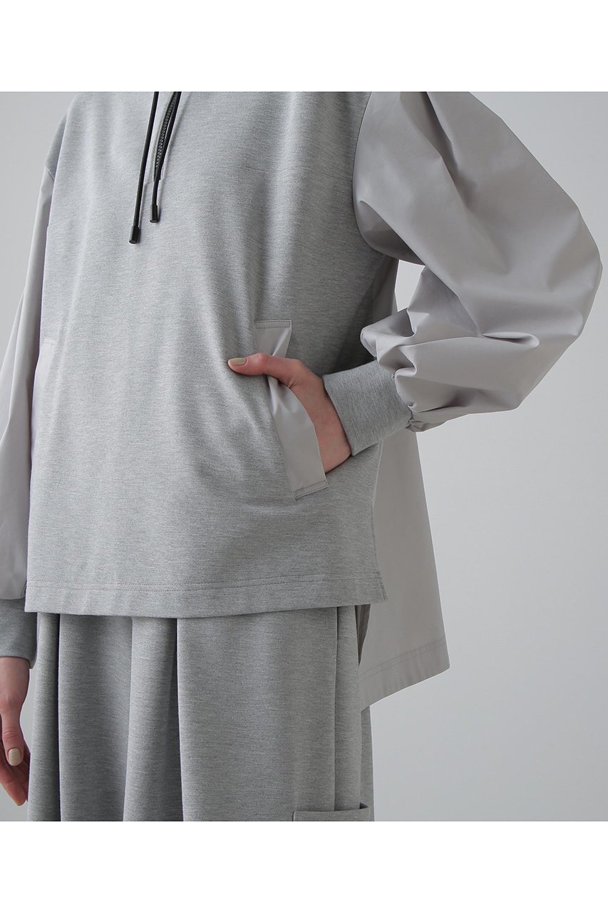 【アドーア/ADORE】のコンパクトポンチカットソー 人気、トレンドファッション・服の通販 founy(ファニー) 　ファッション　Fashion　レディースファッション　Fashion for Women　トップス・カットソー　Cut & Sew Tops　シャツ・ブラウス・オフィスカジュアル　Elegant Blouses & Button-Ups　レディースパーカー・カジュアルフーディー　Casual Hoodies & Sweatshirts　ロングTシャツ・Tシャツ　Longline T-Shirts & Tees　スウェット・クルーネックトップス　Sweatshirts & Crewnecks / Relaxed Fit Sweat Tops　カットソー・ベーシックTシャツ　Cut-and-Sewn Tops / Stretch Tees & Basics　おすすめ　Recommended / Our Picks　カットソー　Cut and Sewn Top　セットアップ　Set-Up, Coordinated Outfit　タフタ　Taffeta, Structured Fabric　ドッキング　Docking, Mixed Material　リラックス　Relax, Relaxed Fit　other-8|ID: prp329100004630126 ipo3291000000033299398