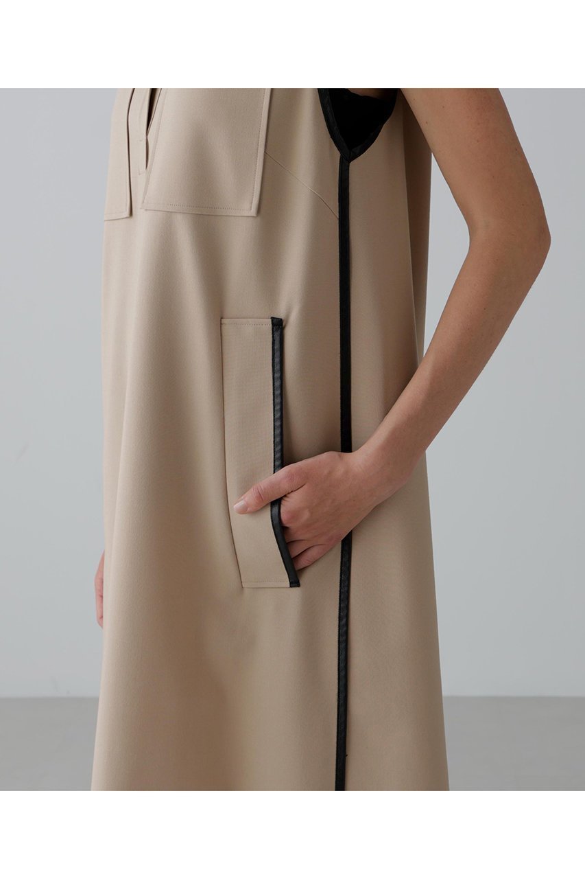 【アドーア/ADORE】の2WAYトロピカルワンピース 人気、トレンドファッション・服の通販 founy(ファニー) 　ファッション　Fashion　レディースファッション　Fashion for Women　ワンピース　Dresses　チュニック　Tunic Tops & Dresses　チュニック　Tunic, Long Top　ドレス　Dress, One-Piece　パイピング　Piping, Trim Design　ロング　Long, Long-Length　other-5|ID: prp329100004630128 ipo3291000000036101035