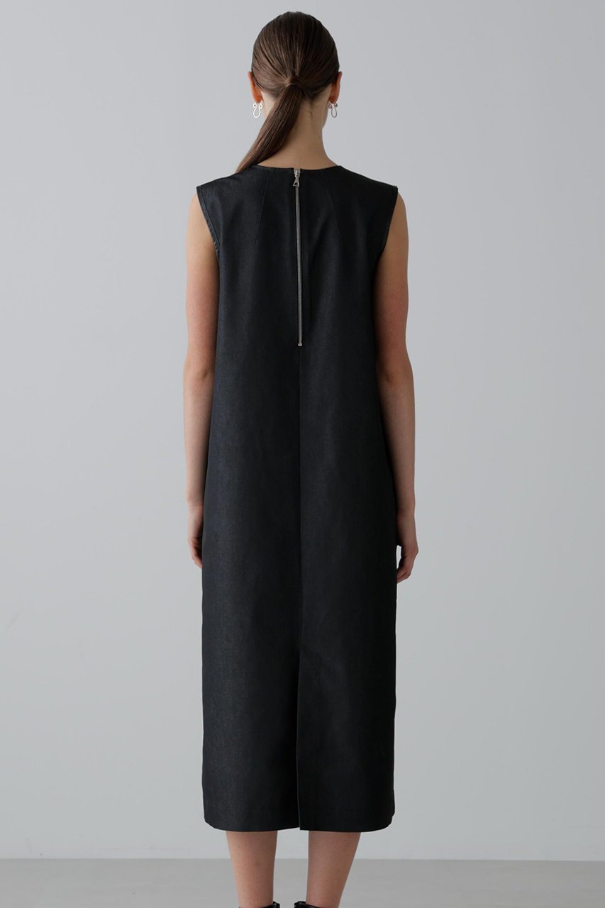 【アドーア/ADORE】のデニムライクストレッチワンピース 人気、トレンドファッション・服の通販 founy(ファニー) 　ファッション　Fashion　レディースファッション　Fashion for Women　ワンピース　Dresses　チュニック　Tunic Tops & Dresses　クール　Cool, Chic　チュニック　Tunic, Long Top　デニム　Denim, Jeans Material　ドレス　Dress, One-Piece　パイピング　Piping, Trim Design　ロング　Long, Long-Length　other-5|ID: prp329100004630129 ipo3291000000033299432