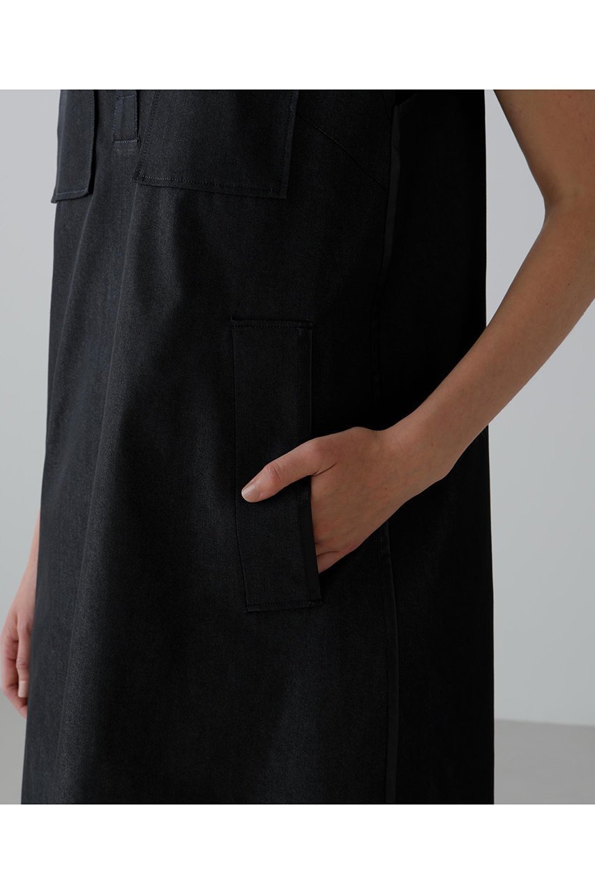 【アドーア/ADORE】のデニムライクストレッチワンピース 人気、トレンドファッション・服の通販 founy(ファニー) 　ファッション　Fashion　レディースファッション　Fashion for Women　ワンピース　Dresses　チュニック　Tunic Tops & Dresses　クール　Cool, Chic　チュニック　Tunic, Long Top　デニム　Denim, Jeans Material　ドレス　Dress, One-Piece　パイピング　Piping, Trim Design　ロング　Long, Long-Length　other-8|ID: prp329100004630129 ipo3291000000033299435