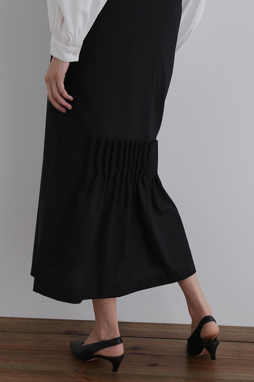 【ル フィル/LE PHIL】のライトドライウールキャミソールドレス 人気、トレンドファッション・服の通販 founy(ファニー) 　ファッション　Fashion　レディースファッション　Fashion for Women　ワンピース　Dresses　フォーマル・パーティードレス・結婚式用ドレス　Elegant & Casual Dresses　チュニック　Tunic Tops & Dresses　スリット　Slit, Slit Detail　チュニック　Tunic, Long Top　ドレープ　Drape, Draping Fabric　パーティ　Party, Party Style　ミックス　Mix, Mixed Style　ロング　Long, Long-Length　エレガント 上品　Elegant　other-7|ID: prp329100004630133 ipo3291000000035248561