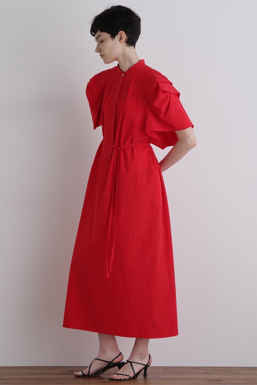 【ル フィル/LE PHIL】のナイロンストレッチワンピース 人気、トレンドファッション・服の通販 founy(ファニー) 　ファッション　Fashion　レディースファッション　Fashion for Women　ワンピース　Dresses　チュニック　Tunic Tops & Dresses　スタンダード　Standard, Basic　スリーブ　Sleeve, Long Sleeve / Short Sleeve　チュニック　Tunic, Long Top　ドレス　Dress, One-Piece　リボン　Ribbon, Bow　ロング　Long, Long-Length　other-2|ID: prp329100004630135 ipo3291000000033299469