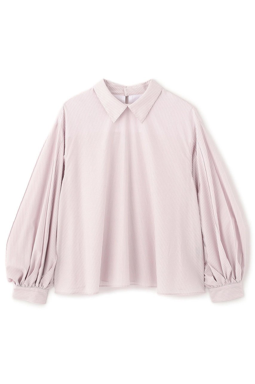 【アドーア/ADORE】のクリアクロスブラウス インテリア・キッズ・メンズ・レディースファッション・服の通販 founy(ファニー) 　ファッション　Fashion　レディースファッション　Fashion for Women　トップス・カットソー　Cut & Sew Tops　シャツ・ブラウス・オフィスカジュアル　Elegant Blouses & Button-Ups　コンパクト　Compact, Small Size　ストライプ　Stripe, Striped Pattern　スリーブ　Sleeve, Long Sleeve / Short Sleeve　タイプライター　Typewriter Fabric, Crisp Cotton　ブロード　Broadcloth, Fine Cotton　ロング　Long, Long-Length　新作・新入荷　New Arrivals / New In　ピンク|ID: prp329100004630136 ipo3291000000033299493
