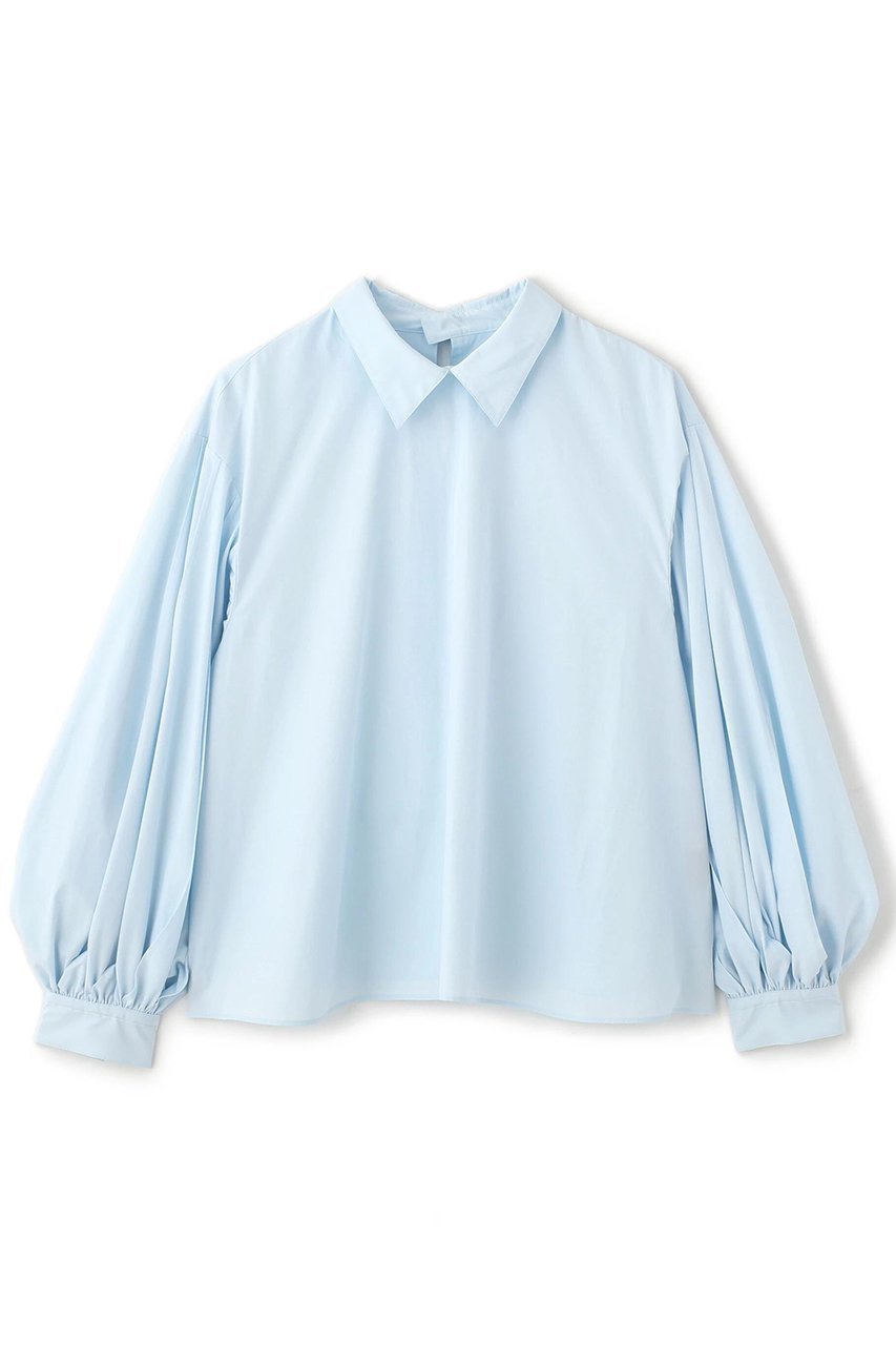 【アドーア/ADORE】のクリアクロスブラウス インテリア・キッズ・メンズ・レディースファッション・服の通販 founy(ファニー) 　ファッション　Fashion　レディースファッション　Fashion for Women　トップス・カットソー　Cut & Sew Tops　シャツ・ブラウス・オフィスカジュアル　Elegant Blouses & Button-Ups　コンパクト　Compact, Small Size　ストライプ　Stripe, Striped Pattern　スリーブ　Sleeve, Long Sleeve / Short Sleeve　タイプライター　Typewriter Fabric, Crisp Cotton　ブロード　Broadcloth, Fine Cotton　ロング　Long, Long-Length　新作・新入荷　New Arrivals / New In　ブルー|ID: prp329100004630136 ipo3291000000033299494