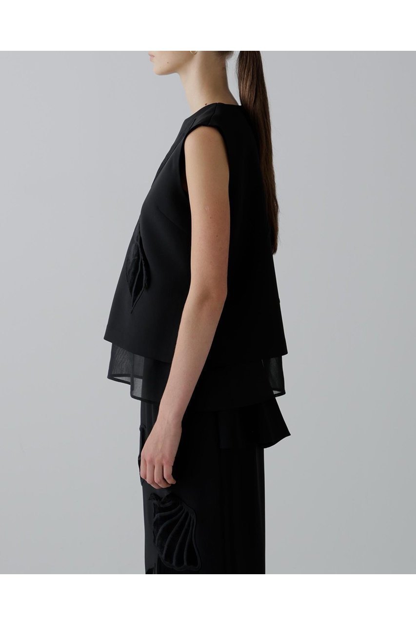【アドーア/ADORE】のシークリーチャーズブラウス 人気、トレンドファッション・服の通販 founy(ファニー) 　ファッション　Fashion　レディースファッション　Fashion for Women　トップス・カットソー　Cut & Sew Tops　キャミソール&ノースリーブ　Camisoles & Sleeveless Tops　シャツ・ブラウス・オフィスカジュアル　Elegant Blouses & Button-Ups　おすすめ　Recommended / Our Picks　シアー　Sheer, See-Through　セットアップ　Set-Up, Coordinated Outfit　ノースリーブ　Sleeveless, No-Sleeve　ベルベット　Velvet, Velvety　ミックス　Mix, Mixed Style　モチーフ　Motif, Design Theme　新作・新入荷　New Arrivals / New In　other-4|ID: prp329100004630137 ipo3291000000033299502