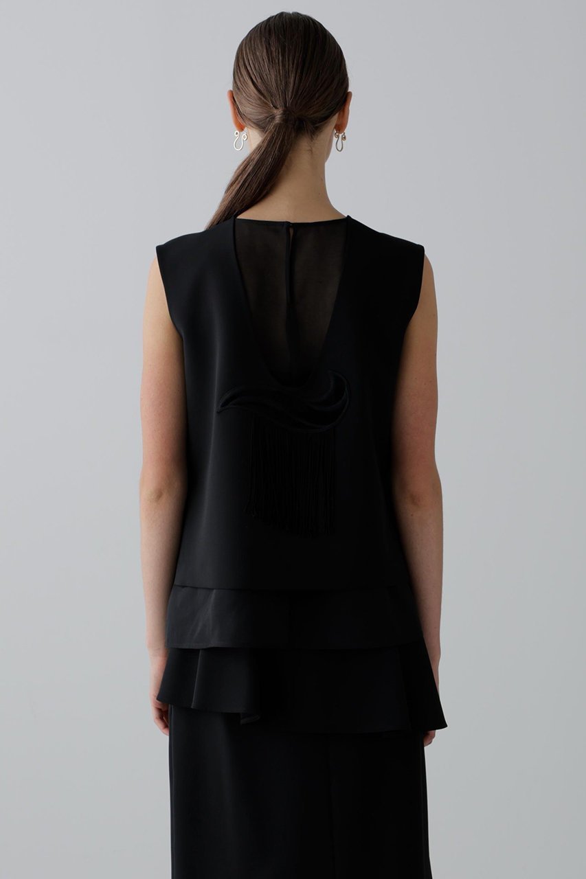 【アドーア/ADORE】のシークリーチャーズブラウス 人気、トレンドファッション・服の通販 founy(ファニー) 　ファッション　Fashion　レディースファッション　Fashion for Women　トップス・カットソー　Cut & Sew Tops　キャミソール&ノースリーブ　Camisoles & Sleeveless Tops　シャツ・ブラウス・オフィスカジュアル　Elegant Blouses & Button-Ups　おすすめ　Recommended / Our Picks　シアー　Sheer, See-Through　セットアップ　Set-Up, Coordinated Outfit　ノースリーブ　Sleeveless, No-Sleeve　ベルベット　Velvet, Velvety　ミックス　Mix, Mixed Style　モチーフ　Motif, Design Theme　新作・新入荷　New Arrivals / New In　other-5|ID: prp329100004630137 ipo3291000000033299503