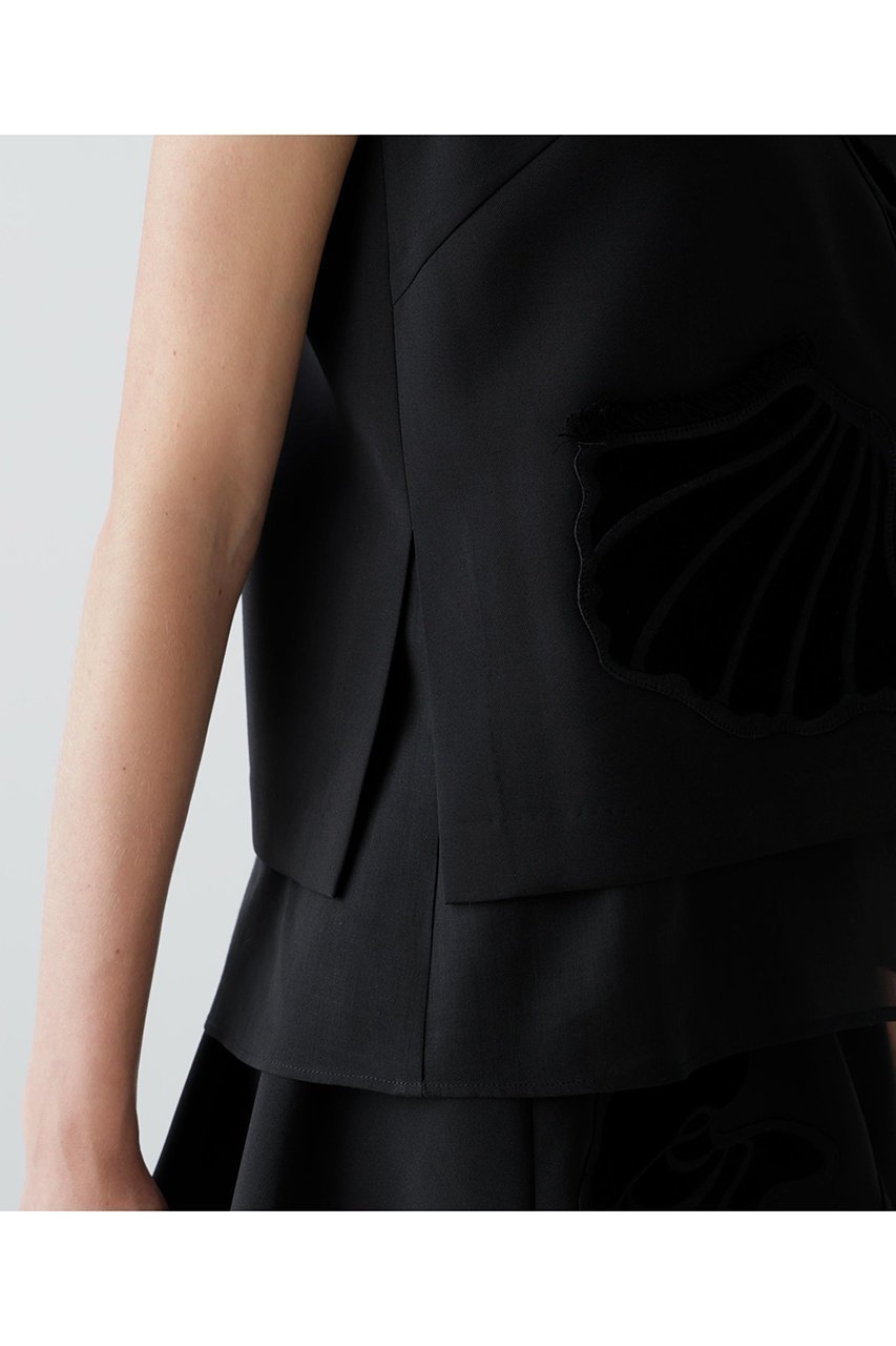 【アドーア/ADORE】のシークリーチャーズブラウス 人気、トレンドファッション・服の通販 founy(ファニー) 　ファッション　Fashion　レディースファッション　Fashion for Women　トップス・カットソー　Cut & Sew Tops　キャミソール&ノースリーブ　Camisoles & Sleeveless Tops　シャツ・ブラウス・オフィスカジュアル　Elegant Blouses & Button-Ups　おすすめ　Recommended / Our Picks　シアー　Sheer, See-Through　セットアップ　Set-Up, Coordinated Outfit　ノースリーブ　Sleeveless, No-Sleeve　ベルベット　Velvet, Velvety　ミックス　Mix, Mixed Style　モチーフ　Motif, Design Theme　新作・新入荷　New Arrivals / New In　other-8|ID: prp329100004630137 ipo3291000000033299506