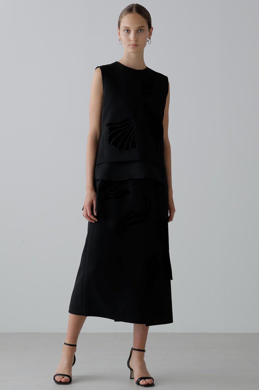 【アドーア/ADORE】のシークリーチャーズブラウス 人気、トレンドファッション・服の通販 founy(ファニー) 　ファッション　Fashion　レディースファッション　Fashion for Women　トップス・カットソー　Cut & Sew Tops　キャミソール&ノースリーブ　Camisoles & Sleeveless Tops　シャツ・ブラウス・オフィスカジュアル　Elegant Blouses & Button-Ups　おすすめ　Recommended / Our Picks　シアー　Sheer, See-Through　セットアップ　Set-Up, Coordinated Outfit　ノースリーブ　Sleeveless, No-Sleeve　ベルベット　Velvet, Velvety　ミックス　Mix, Mixed Style　モチーフ　Motif, Design Theme　other-3|ID: prp329100004630137 ipo3291000000035808428