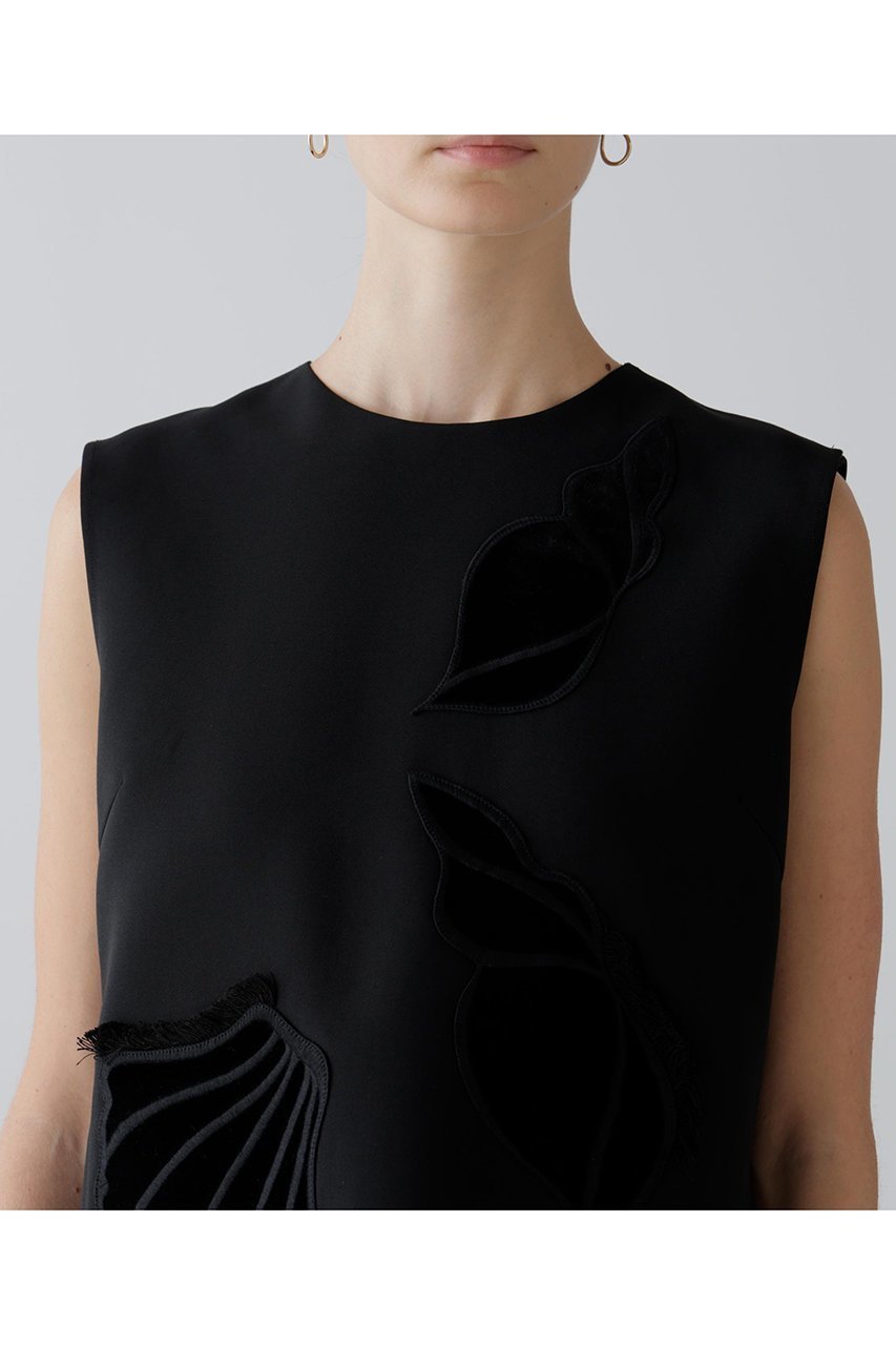 【アドーア/ADORE】のシークリーチャーズブラウス 人気、トレンドファッション・服の通販 founy(ファニー) 　ファッション　Fashion　レディースファッション　Fashion for Women　トップス・カットソー　Cut & Sew Tops　キャミソール&ノースリーブ　Camisoles & Sleeveless Tops　シャツ・ブラウス・オフィスカジュアル　Elegant Blouses & Button-Ups　おすすめ　Recommended / Our Picks　シアー　Sheer, See-Through　セットアップ　Set-Up, Coordinated Outfit　ノースリーブ　Sleeveless, No-Sleeve　ベルベット　Velvet, Velvety　ミックス　Mix, Mixed Style　モチーフ　Motif, Design Theme　other-6|ID: prp329100004630137 ipo3291000000035808433