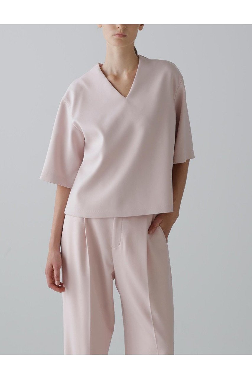 【アドーア/ADORE】のストレッチジョーゼットブラウス 人気、トレンドファッション・服の通販 founy(ファニー) 　ファッション　Fashion　レディースファッション　Fashion for Women　トップス・カットソー　Cut & Sew Tops　シャツ・ブラウス・オフィスカジュアル　Elegant Blouses & Button-Ups　ショート　Short, Short Length　ジョーゼット　Georgette, Semi-Sheer Fabric　ストレッチ　Stretch, Stretchy Fabric　スリット　Slit, Slit Detail　スリーブ　Sleeve, Long Sleeve / Short Sleeve　新作・新入荷　New Arrivals / New In　other-2|ID: prp329100004630139 ipo3291000000033299519