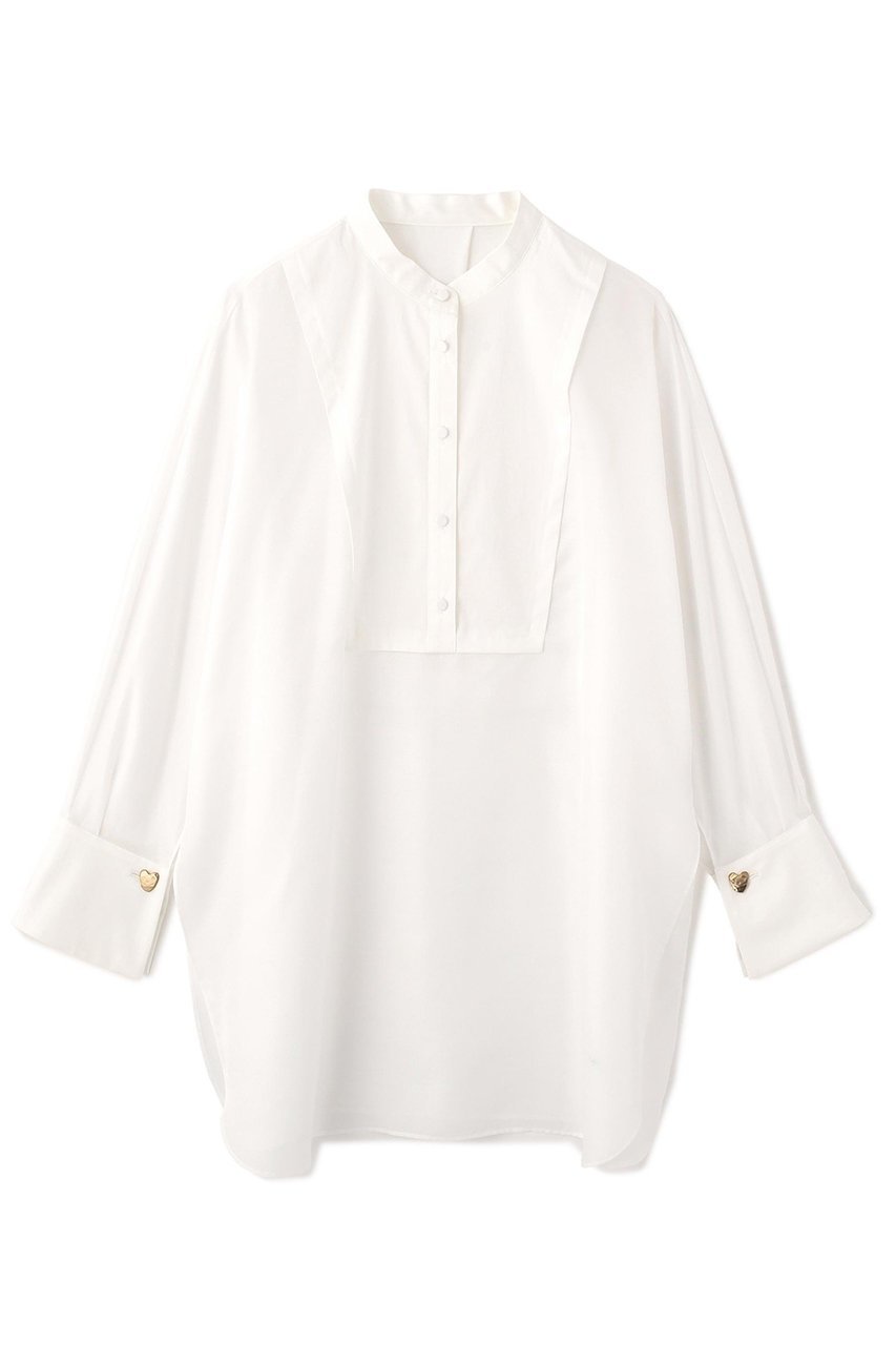 【アドーア/ADORE】のシルキーソフトサテンブラウス インテリア・キッズ・メンズ・レディースファッション・服の通販 founy(ファニー) 　ファッション　Fashion　レディースファッション　Fashion for Women　トップス・カットソー　Cut & Sew Tops　シャツ・ブラウス・オフィスカジュアル　Elegant Blouses & Button-Ups　サテン　Satin, Glossy Fabric　スリット　Slit, Slit Detail　スリーブ　Sleeve, Long Sleeve / Short Sleeve　ロング　Long, Long-Length　新作・新入荷　New Arrivals / New In　長袖　Long Sleeve, Full Sleeve　ホワイト|ID: prp329100004630140 ipo3291000000033299523